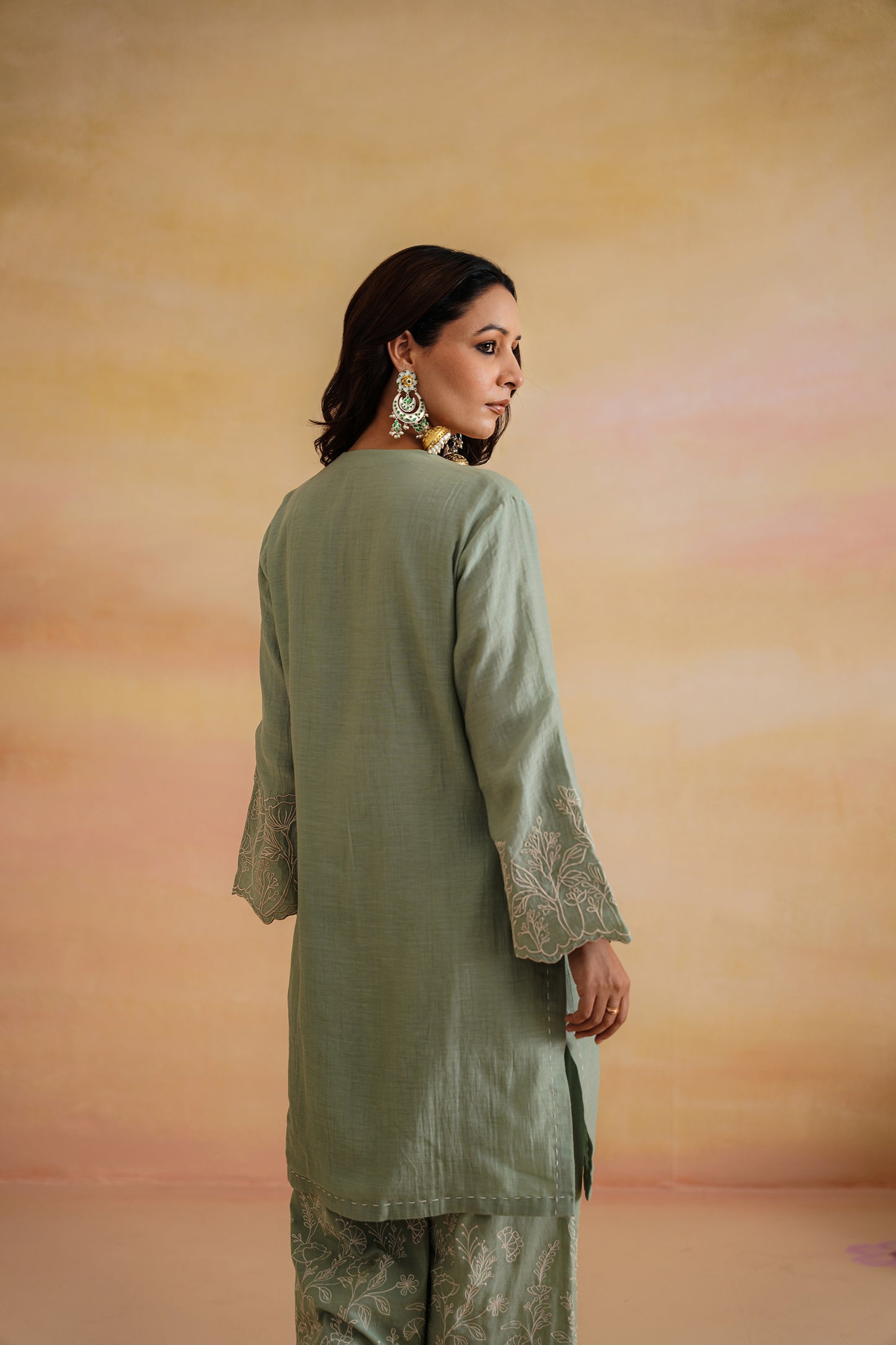 Ira Green Kurta