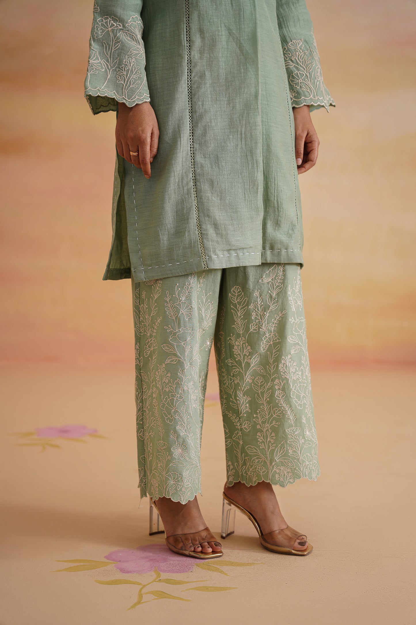 Ira Green Kurta