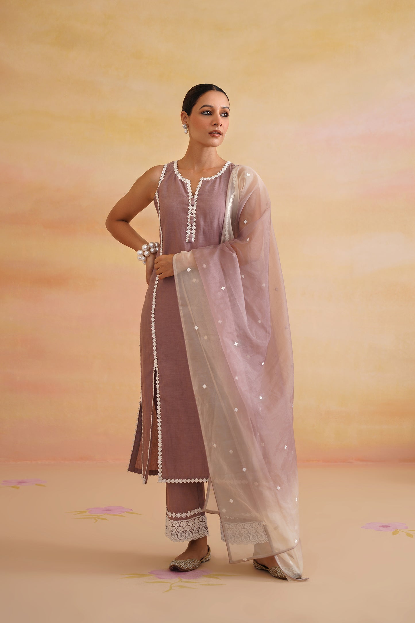 Adaah Mauve Set