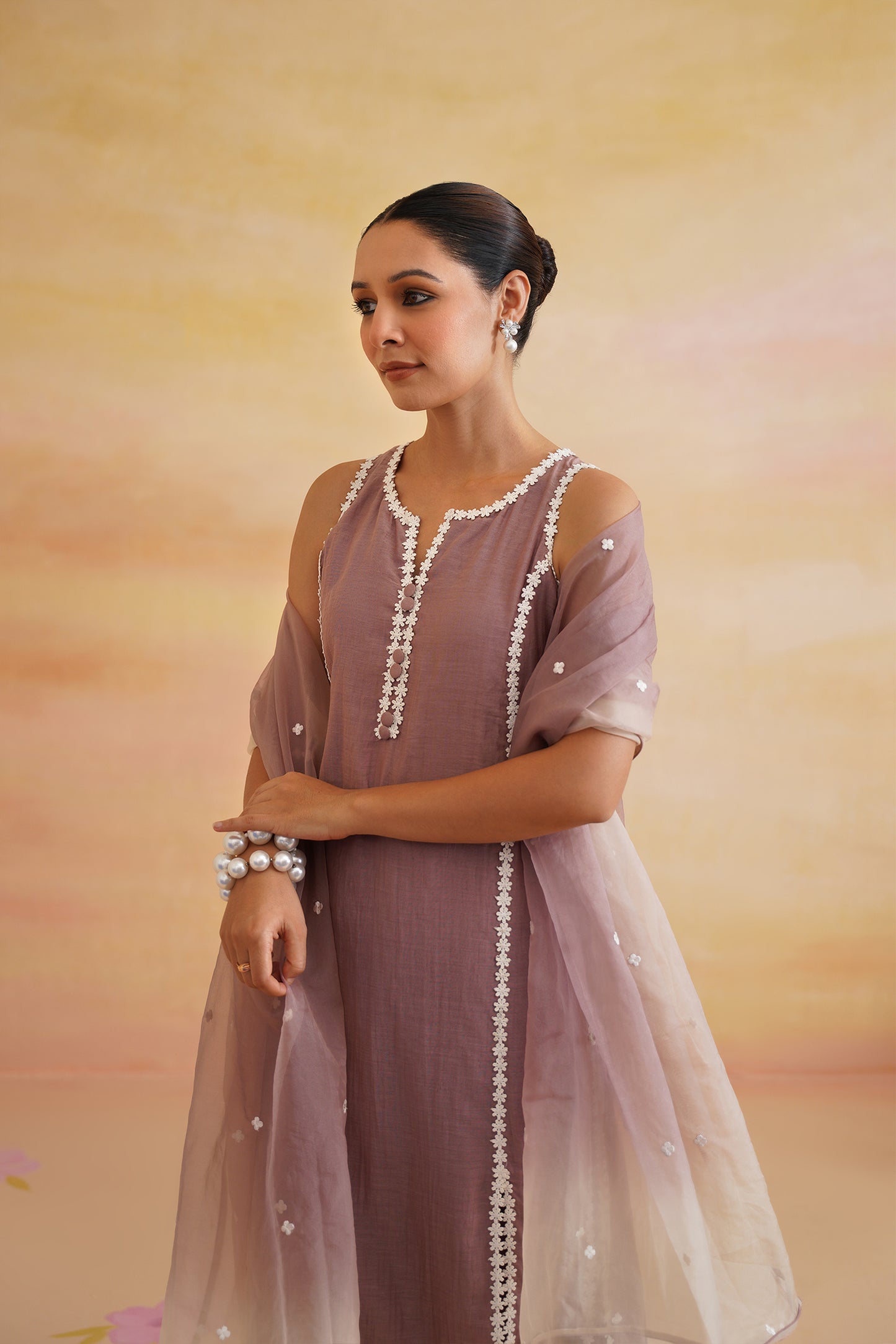 Adaah Mauve Set
