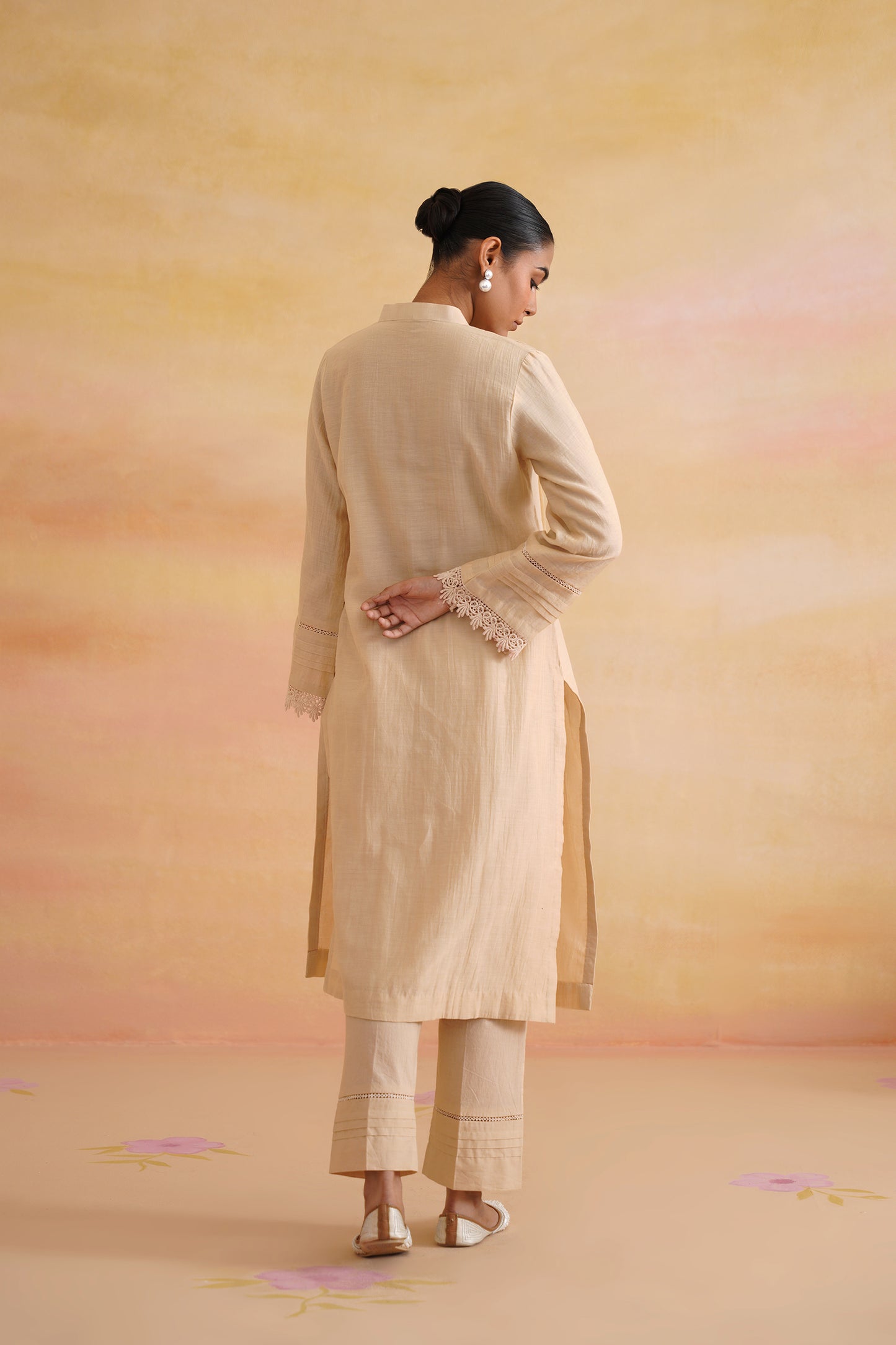 Neer Beige Kurta