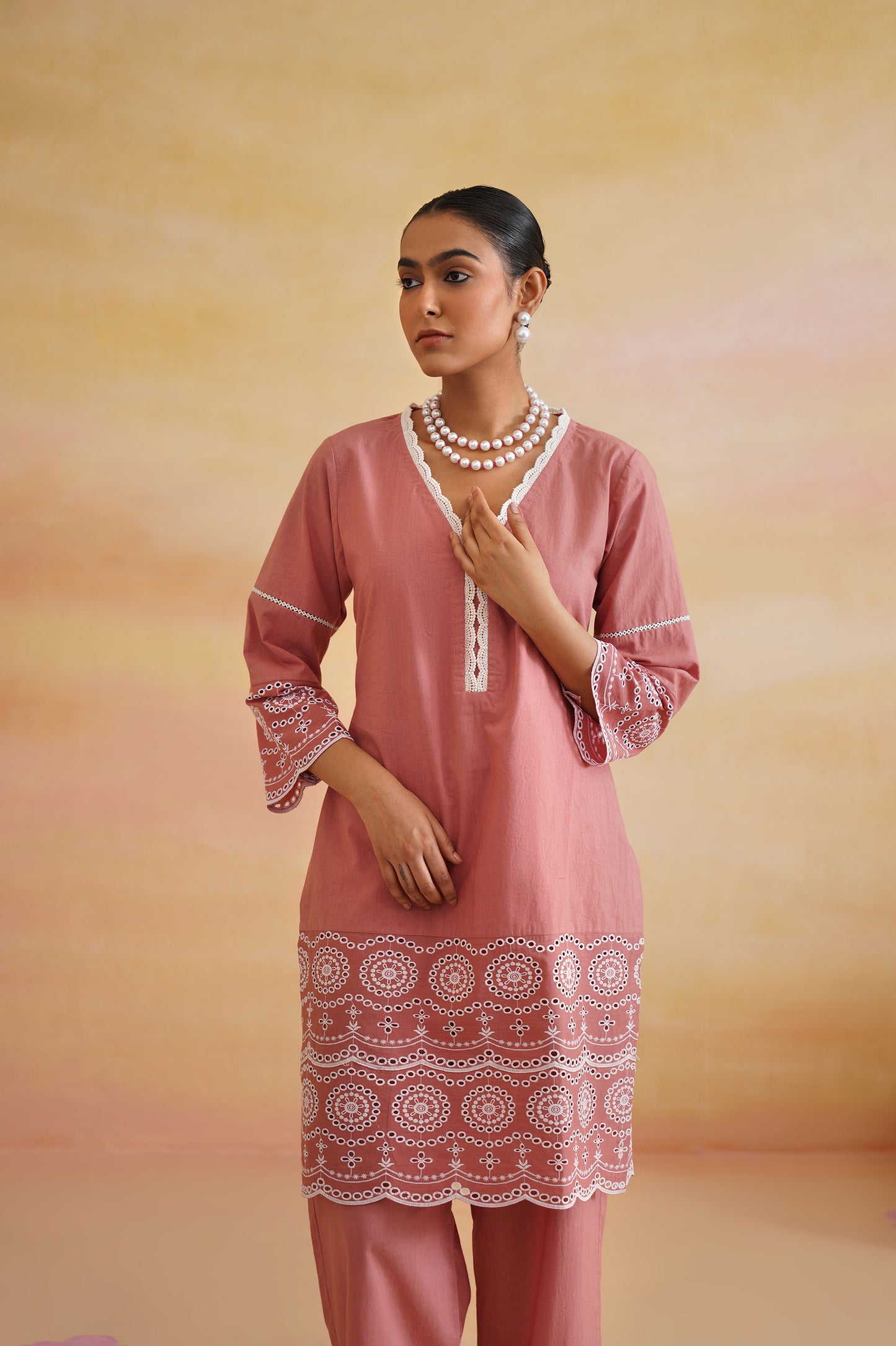 Tara Pink Kurta