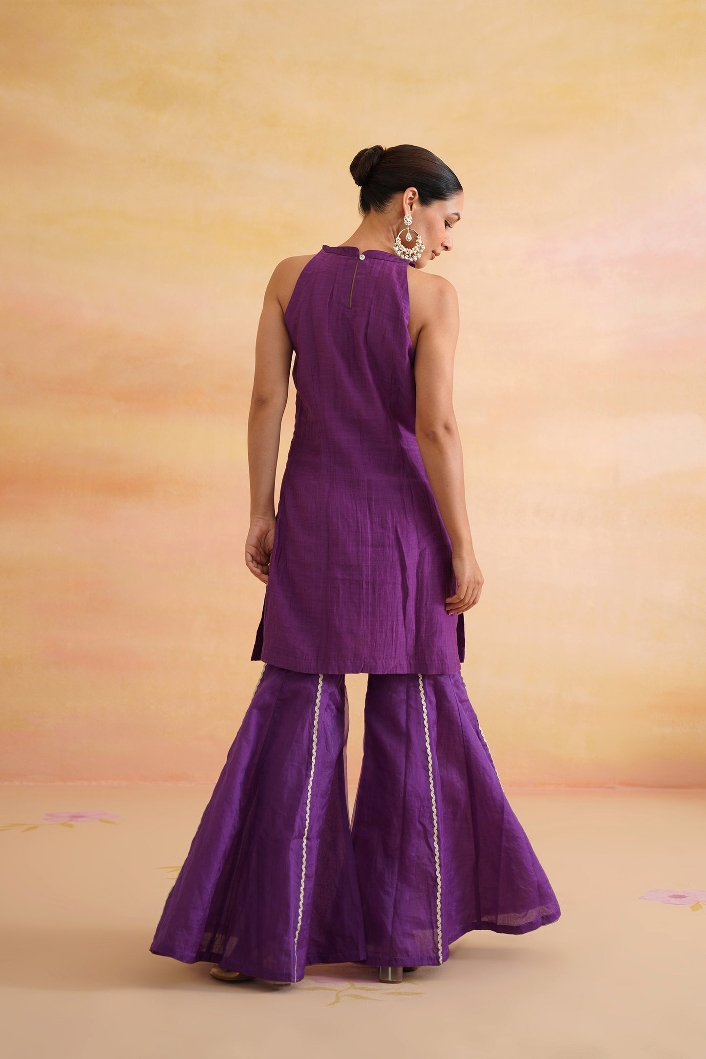 Rimjhim Purple Sharara