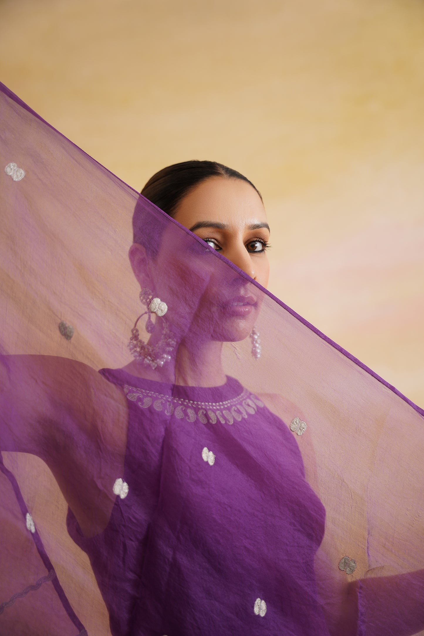 Rimjhim Purple Sharara