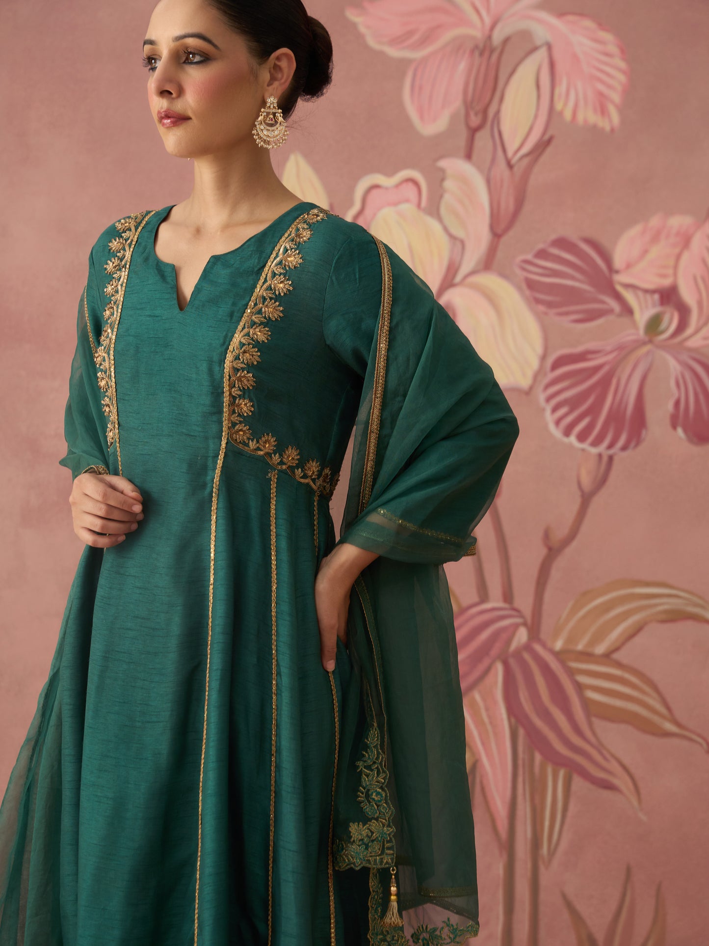 Ruh Emerald Kurta Set