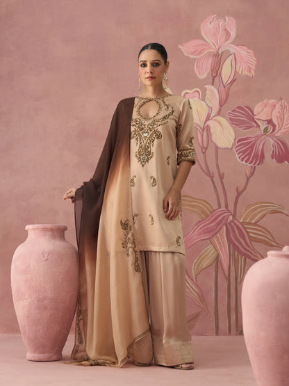 Raaya Golden Farshi Salwar