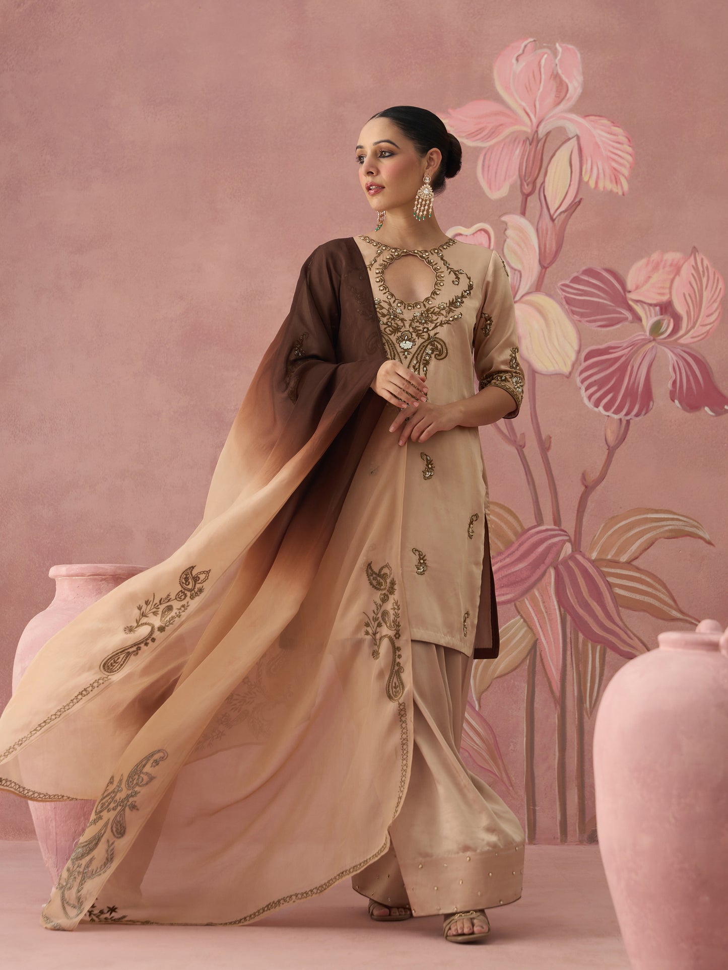 Raaya Golden Farshi Salwar