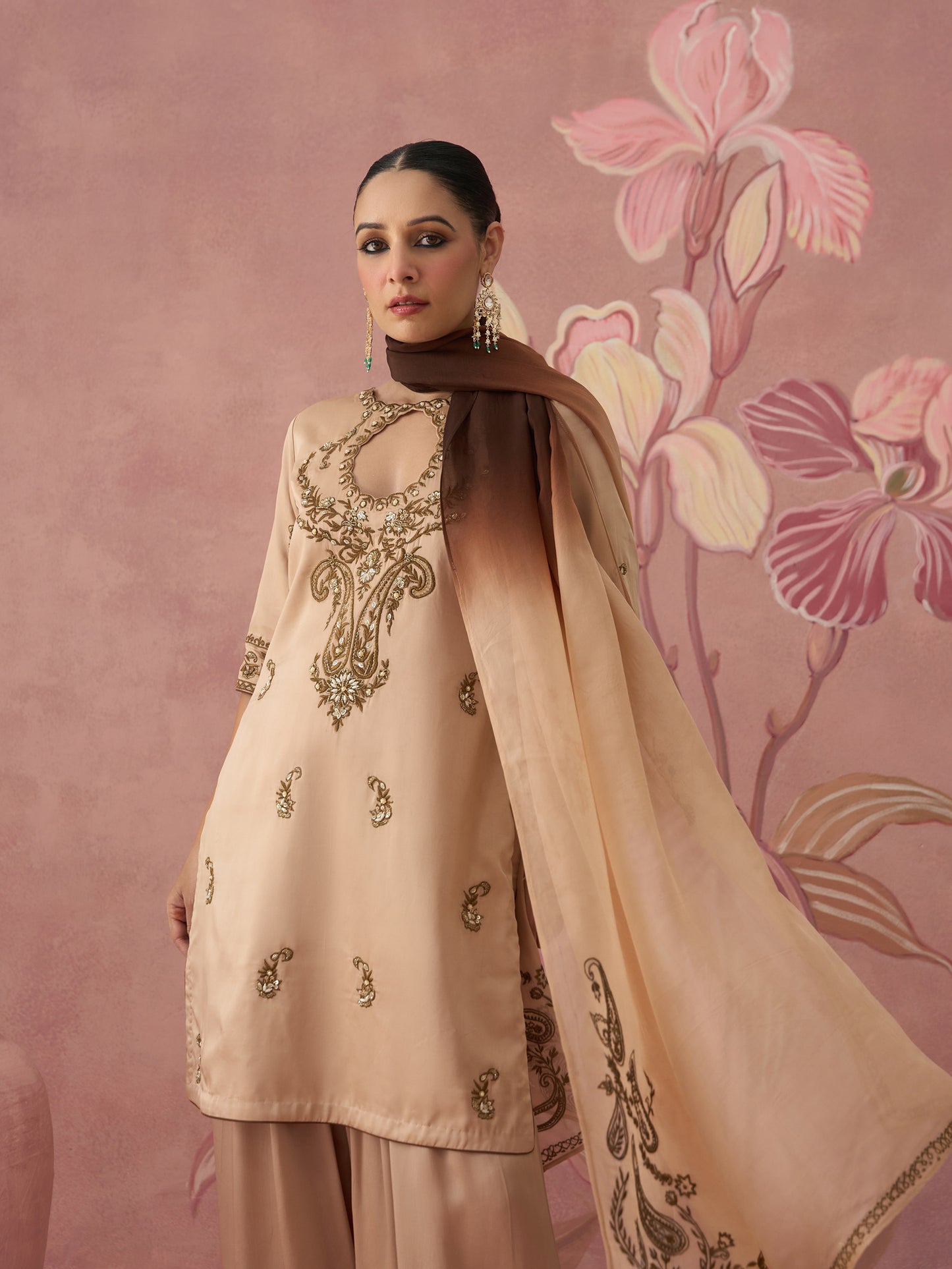 Raaya Golden Farshi Salwar