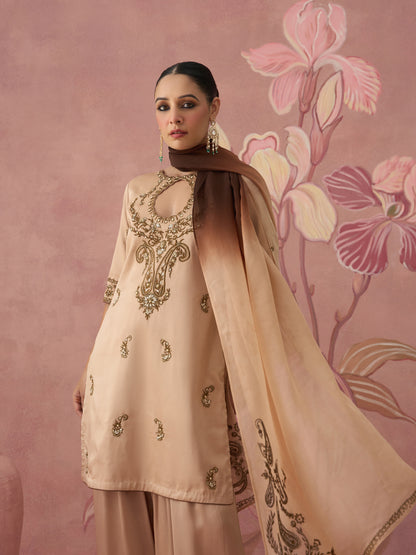 Raaya Golden Farshi Salwar