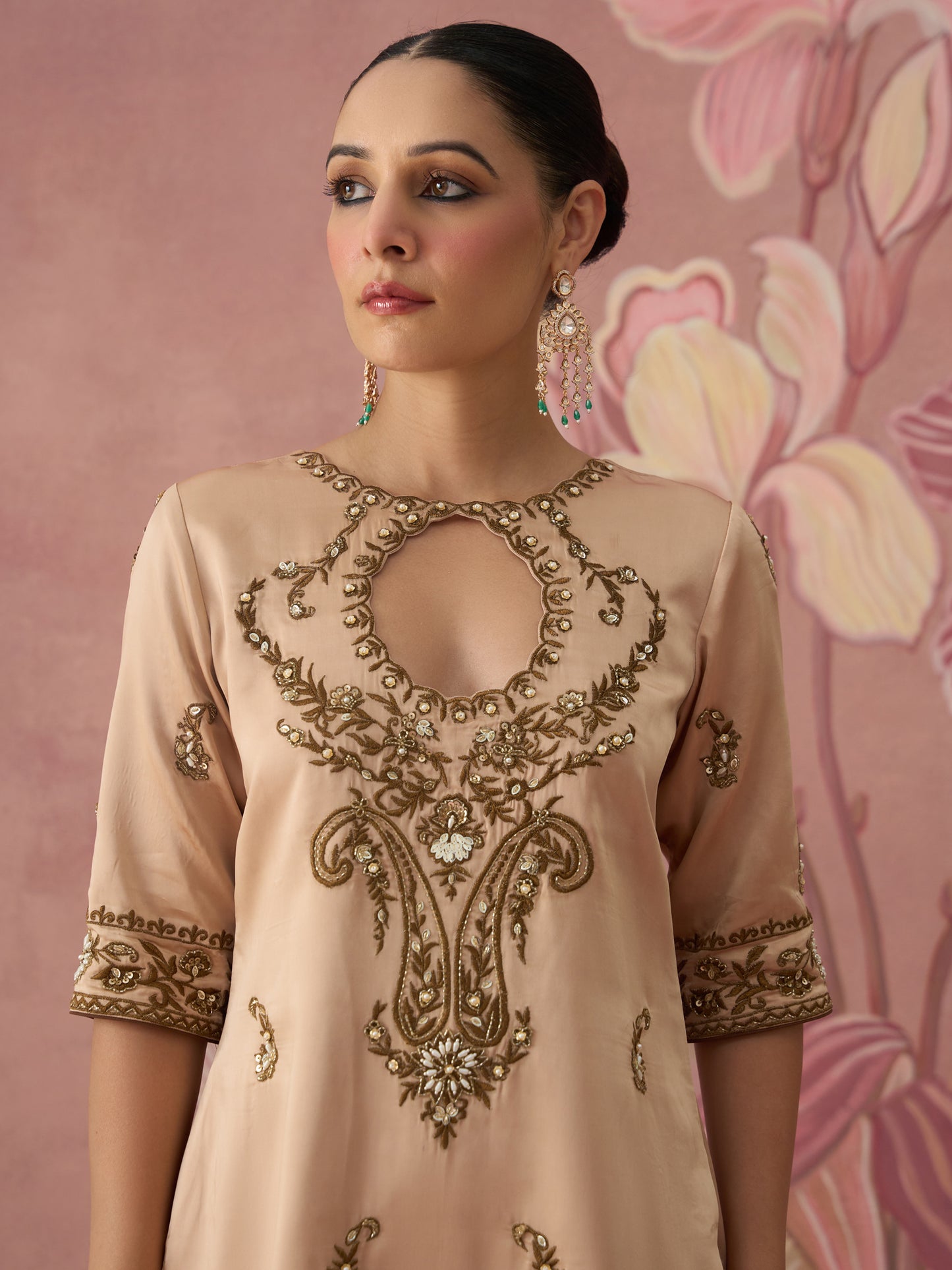 Raaya Golden Farshi Salwar