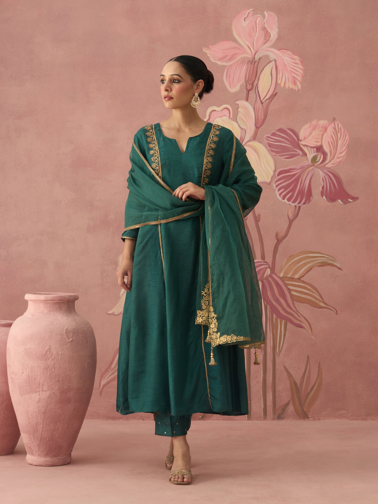 Ruh Emerald Kurta Set
