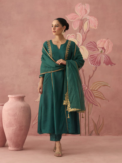 Ruh Emerald Kurta Set