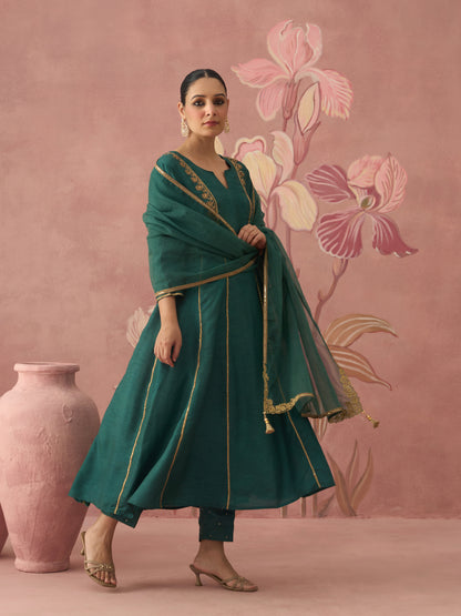 Ruh Emerald Kurta Set