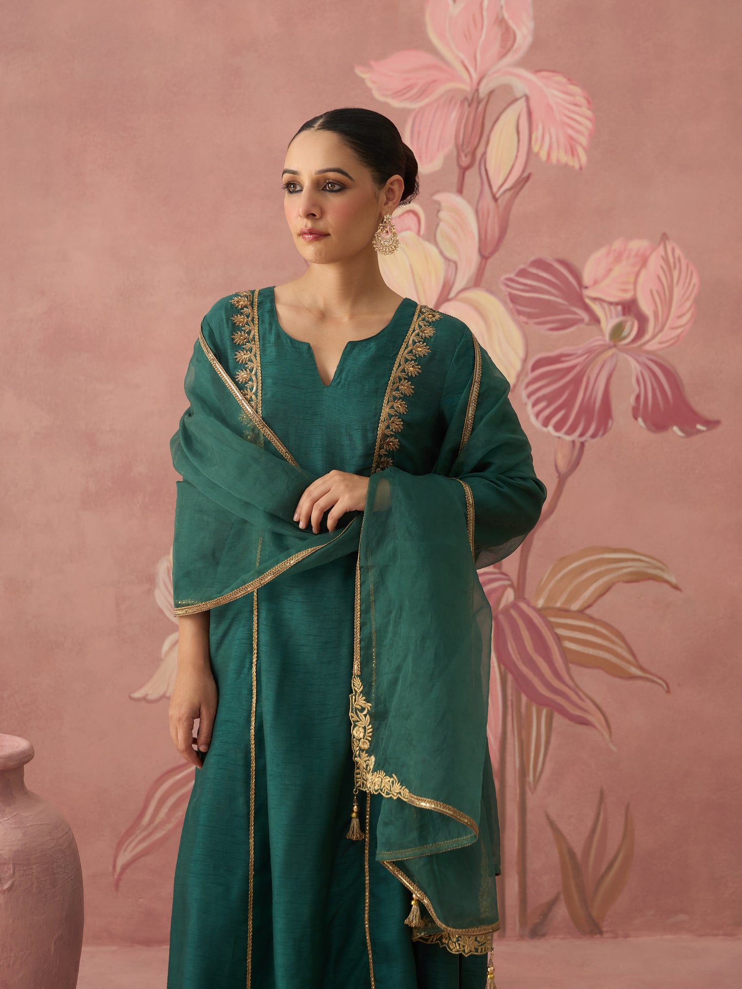 Ruh Emerald Kurta Set
