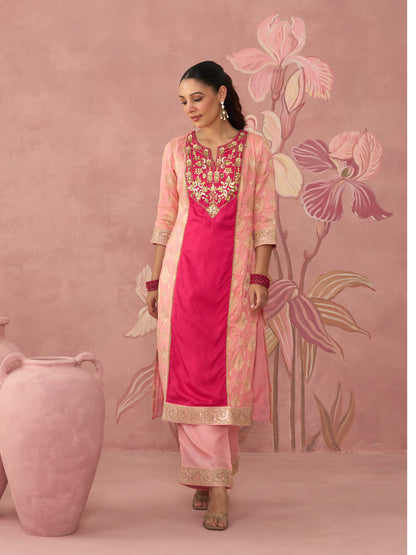 Ela Blush and Pink Suit