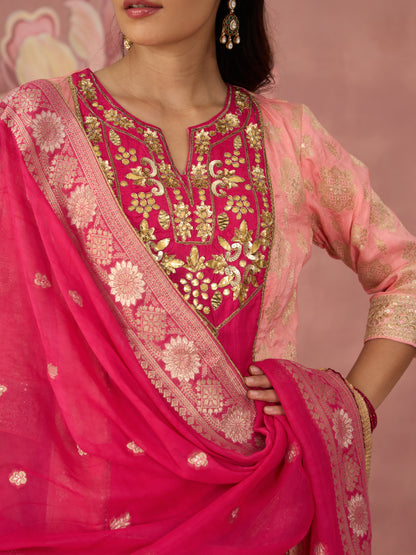 Ela Blush and Pink Suit