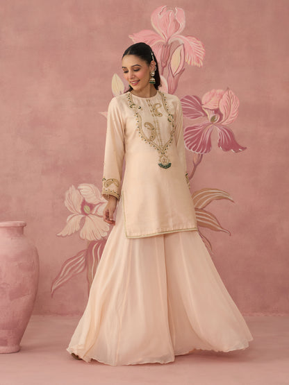 Mahira Light Pink Sharara