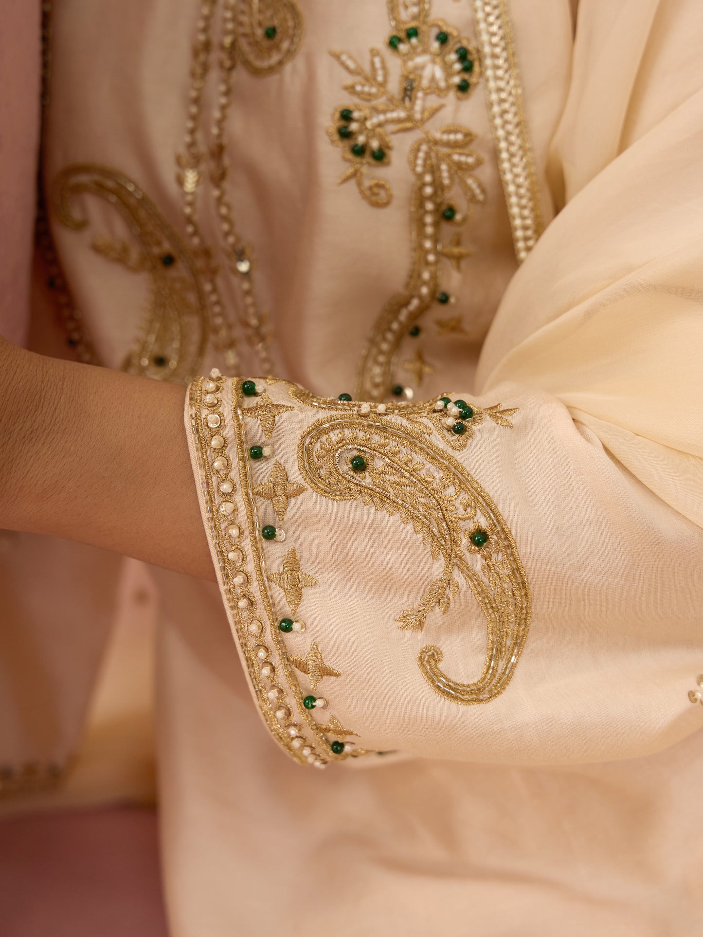 Mahira Light Pink Sharara