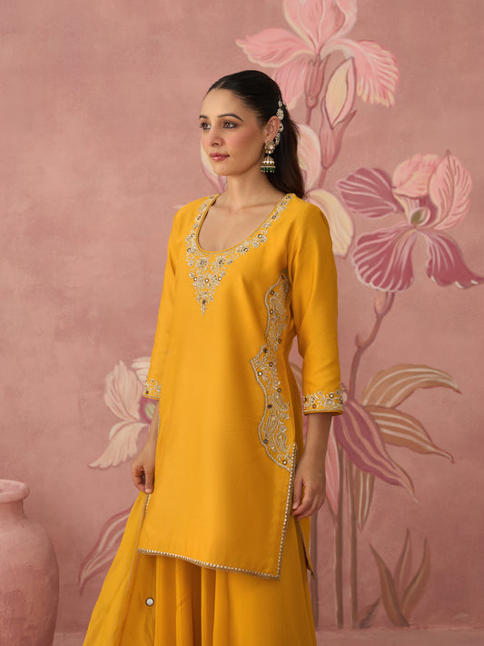 Saher Mustard Sharara