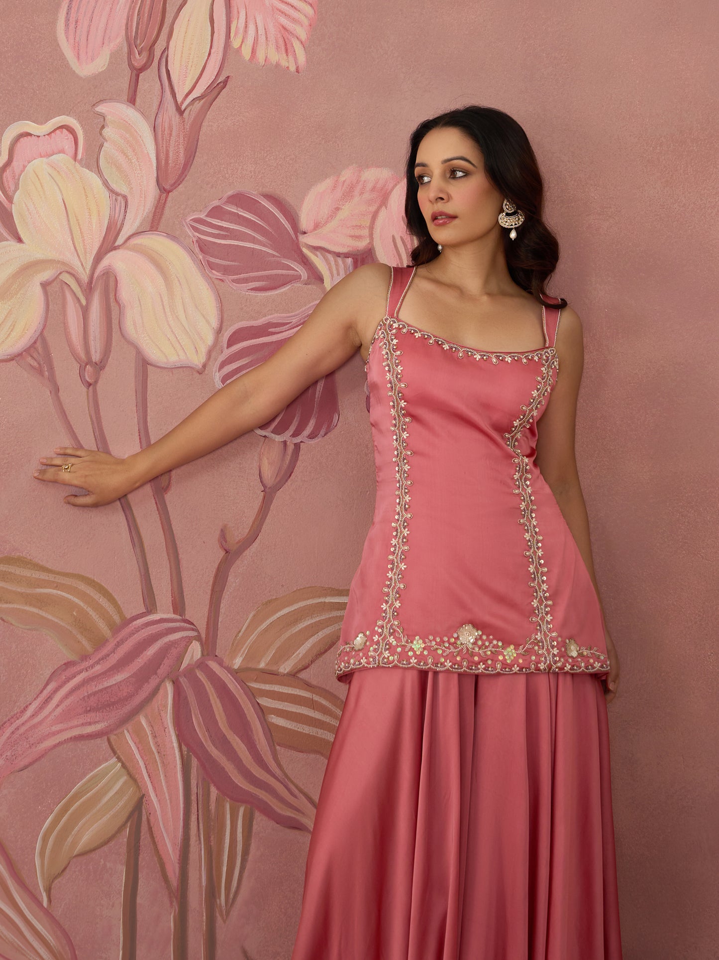 Saira Pink Sharara