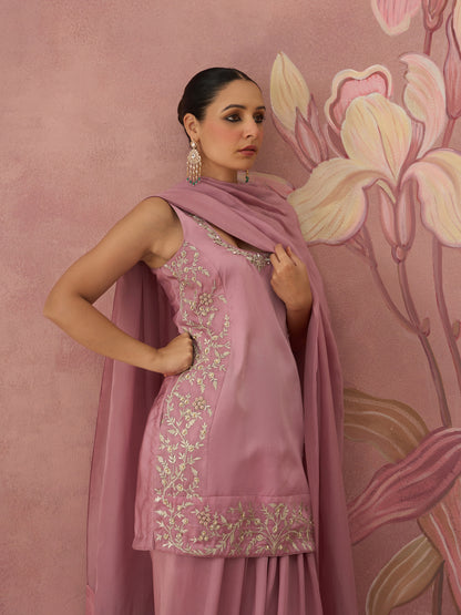 Aira Purple Farshi Salwar