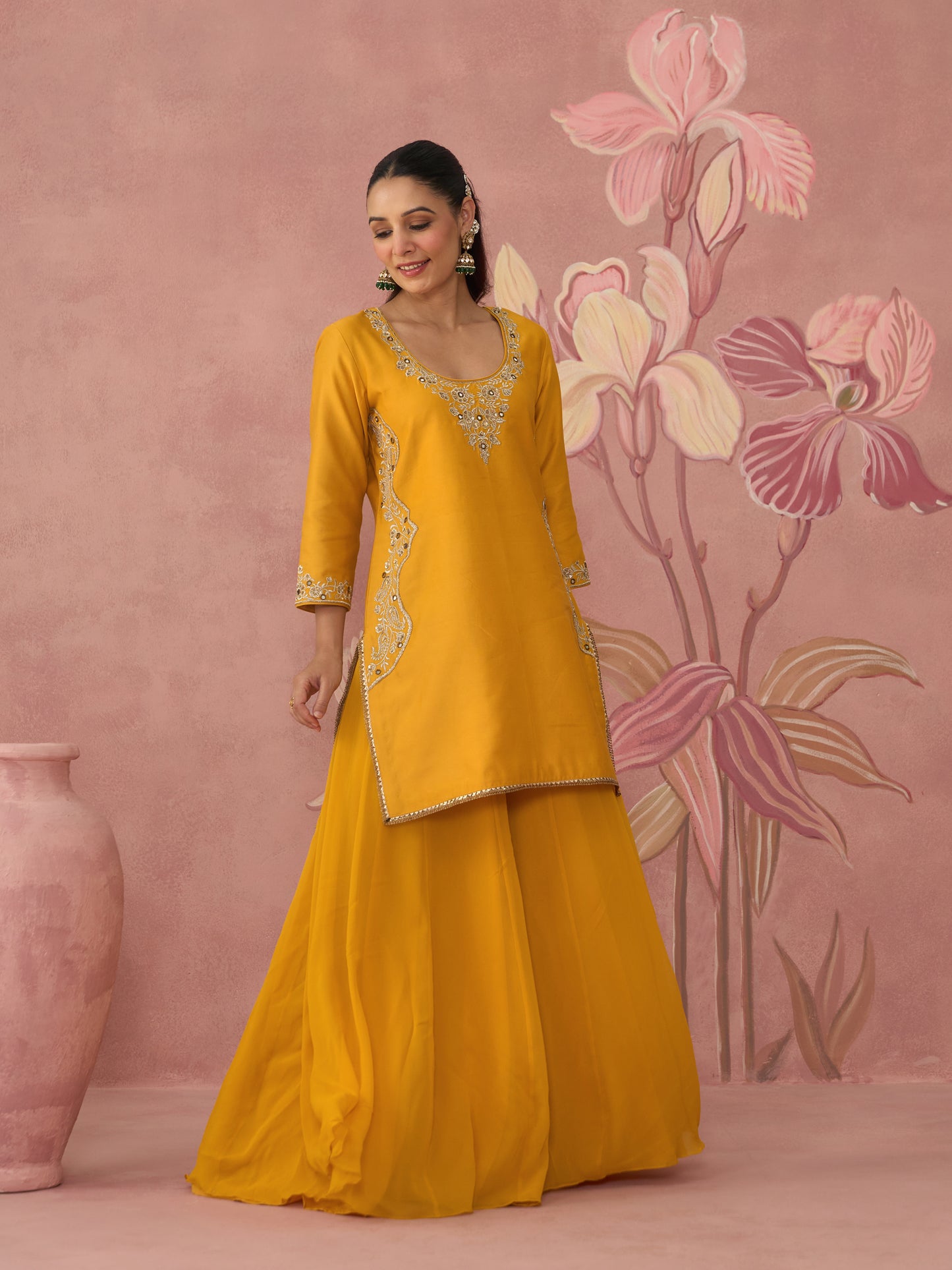 Saher Mustard Sharara