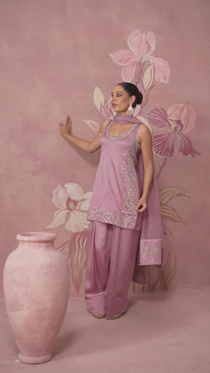 Aira Purple Farshi Salwar