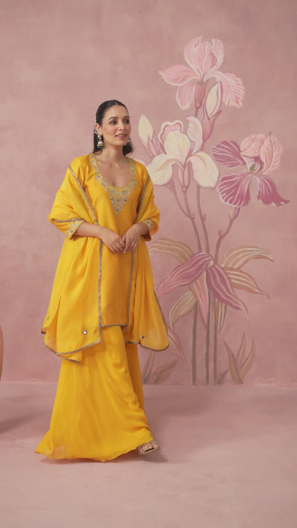 Saher Mustard Sharara